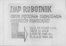 ZMP "Robotnik" Nowo powstała organizacja młodzieży pracującej
