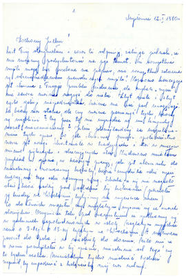 List do Juliana Fercza