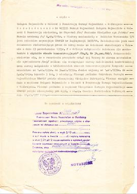 Odpis zaświadczenia