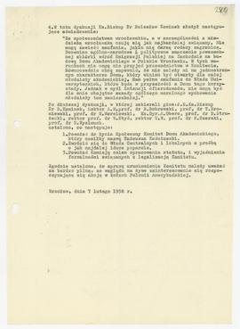 Protokół z posiedzenia