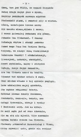 Antoni Słonimski "Sąd nad Don Kichotem"