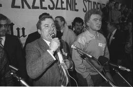 Lech Wałęsa na Uniwersytecie Wrocławskim